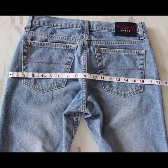 TOMMY HILFIGER Vintage 1999 Jeans w/ Raw Hem - Picture 9 of 13
